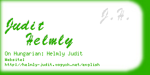 judit helmly business card